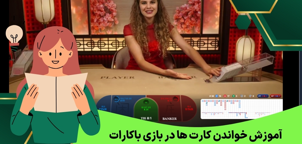 آموزش خواندن کارت ها در بازی باکارات